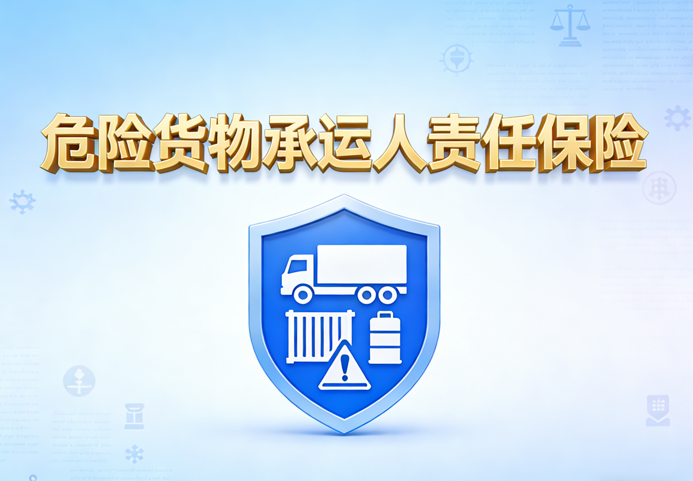 【科普保险知识】危险货物承运人责任保险一定要投保吗？